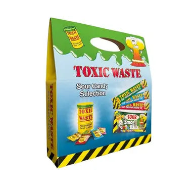 Toxic Waste Sour Candy Selection Box - 1 x 150g Box