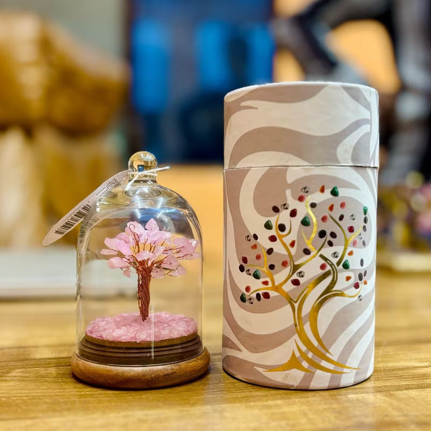 Gemstone Dome Garden - Rose Quartz - 30 chipstones