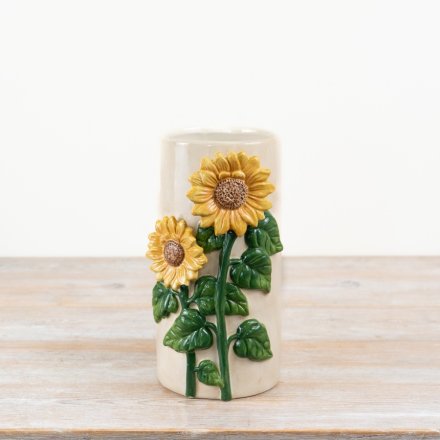 3D Sunflower Vase, 26cm