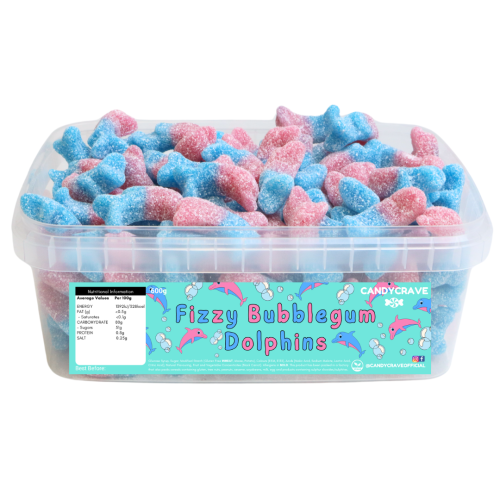 Candycrave Bubblegum Dolphin Tub 600g vegan
