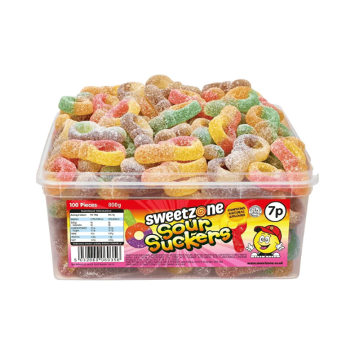 Sweetzone Sour Suckers 800g halal