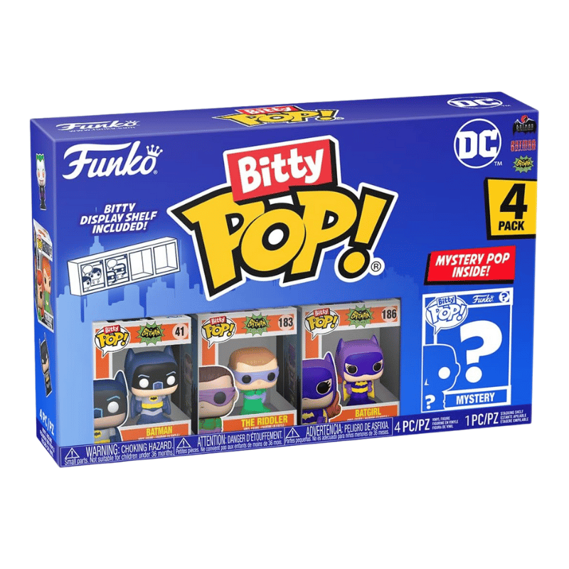 Official Funko Bitty POP! DC - Batman - Batgirl - The Riddler - And A Surprise Mystery Mini Figure
