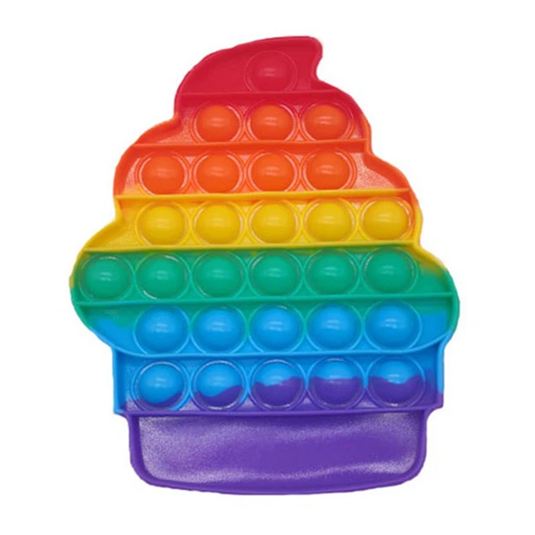 Cup Cake Rainbow Jumbo 15cms Popper Game