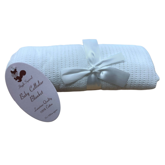 Cellular Blanket - White