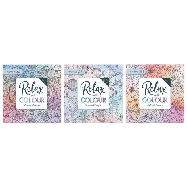 Pack of 3 Colouring Books