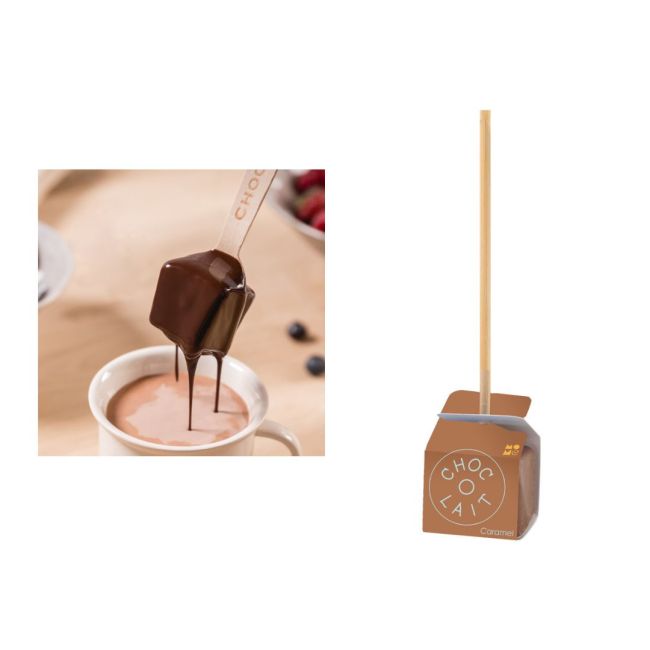 Salted Caramel Hot Chocolate Stick