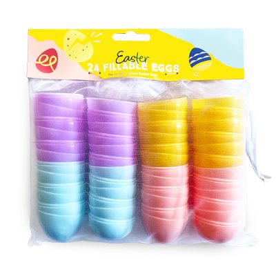 Big Value 24 Fillable Surprise Eggs Set