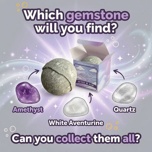 Elemental Crystal Bath Bomb - Air