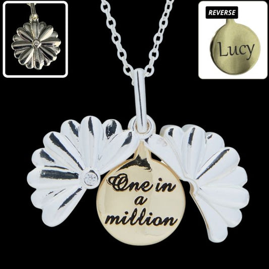 Secret Message Flower Necklace - One in a Million