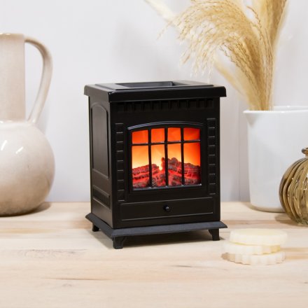Desire Log Burner Aroma Lamp, 16cm