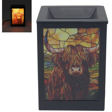 Highland Cow Desire Aroma Lamp, 15cm