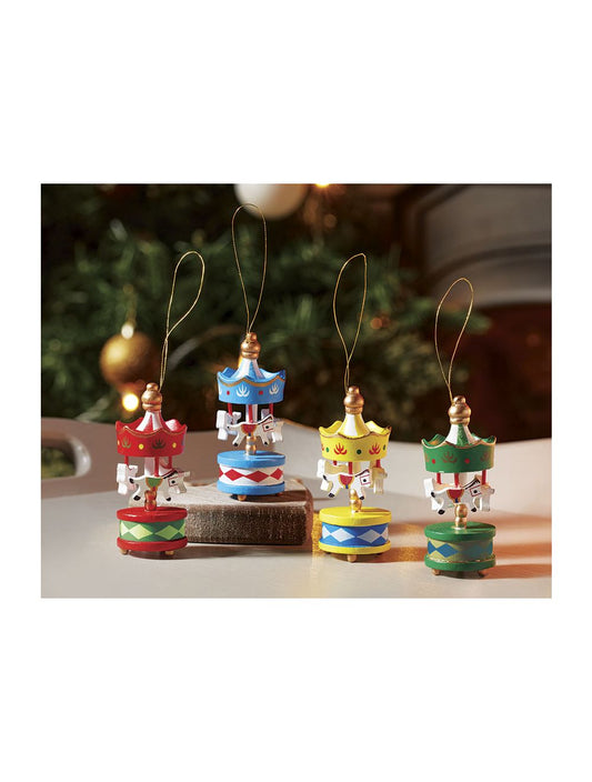 Carousel Pendants 4pk