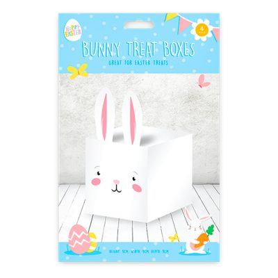 Easter Bunny Treat Boxes 4 Pack