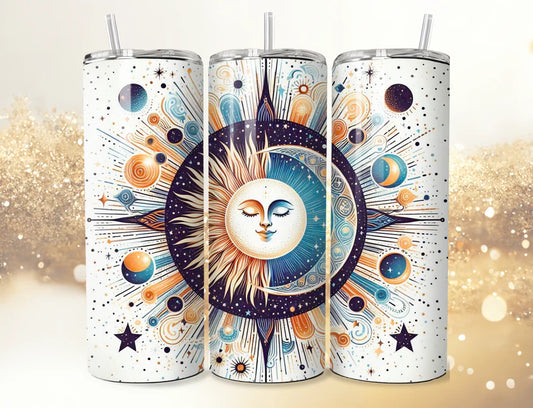 20 oz Tumbler Sun and Moon