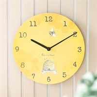 Bee on Time Wall Clock