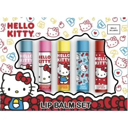 Hello Kitty Lip Balm Gift Set 5 x 4g