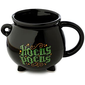 Novelty Shaped Ceramic Mug - Hocus Pocus Black Cauldron