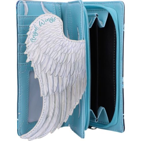 Angel Wings Embossed Purse 18.5cm