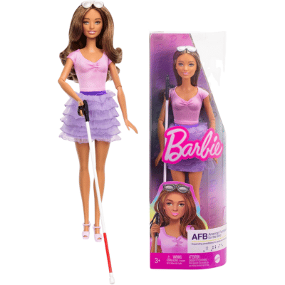 Blind Barbie - Cane & Sunglasses Doll