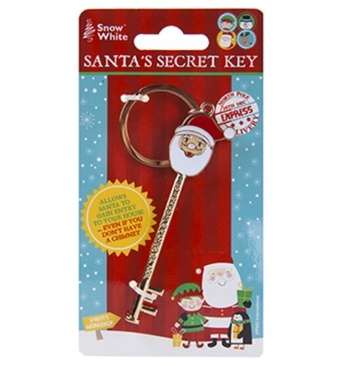 Santa's Key 4" x 1"
