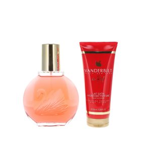 Gloria Vanderbilt Vanderbilt In Red Eau De Toilette Spray 100ml Gift Set For Her