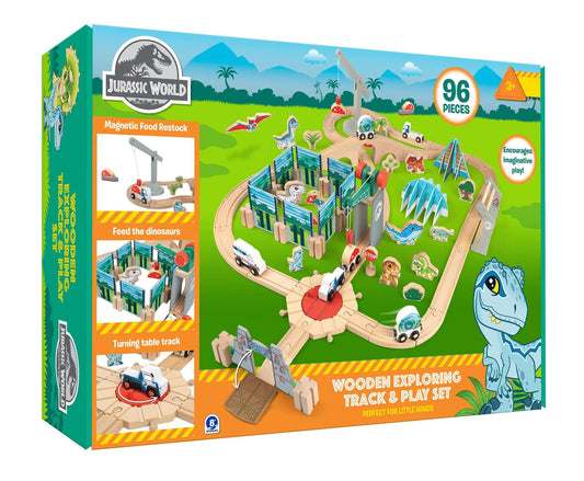 Wooden Exploring Track and Play Set