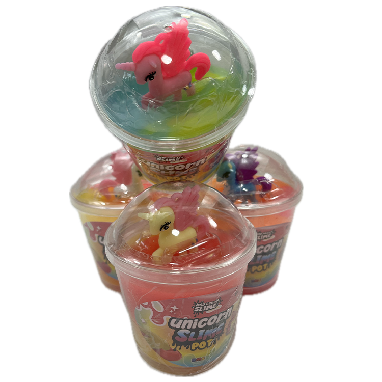 Unicorn Deluxe Slime Pot + Figure